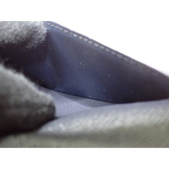 Louis Vuitton Chapman Pocket Organizer wallet Monogram LV Rhino Navy Blue w/box - Picture 9 of 12